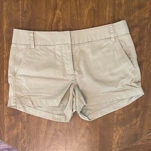 JCrew Chino shorts. Size 8.